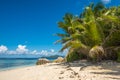 Tropical island beach, Source dÃ¢â¬â¢argent, La Digue, Seychelles Royalty Free Stock Photo